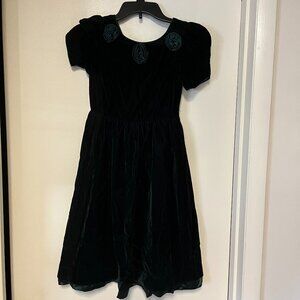 My Michelle Children's Green Dress with Satin Bow, Size 8